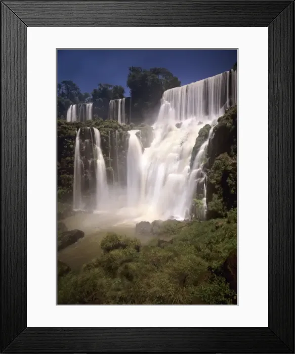 Framed Print : Argentina, Igwazu Falls, Falls, Salto Bossetti thunders into the river below Framed Print : Argentina, Igwazu Falls, Falls, Salto Bossetti thunders into the river below