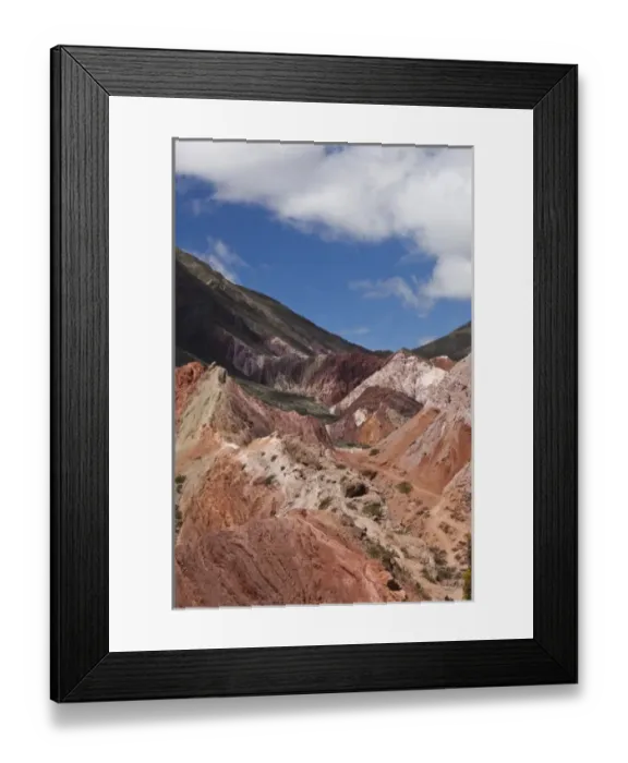Framed Print : Argentina, Jujuy Province, Purmamarca. The Hill of Seven Colors Framed Print : Argentina, Jujuy Province, Purmamarca. The Hill of Seven Colors