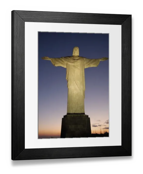 Framed Print : Brazil, Rio de Janeiro, Corcovado, Christ the Redeemer statue designed by Landowski Framed Print : Brazil, Rio de Janeiro, Corcovado, Christ the Redeemer statue designed by Landowski
