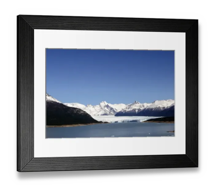 Framed Print : Argentina, Santa Cruz Province, Glaciers National Park. Perito Moreno Glacier and Lake Argentino