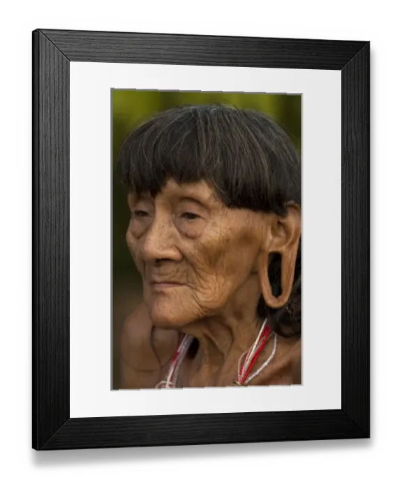 Framed Print : Huaorani Indian woman - Konta aAnamaronko. Gabaro Community. Yasuni National Park Framed Print : Huaorani Indian woman - Konta aAnamaronko. Gabaro Community. Yasuni National Park