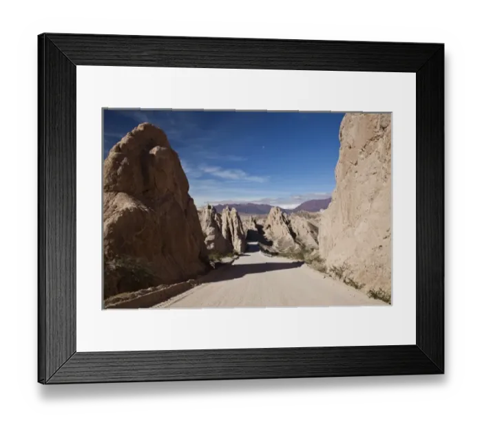 Framed Print : Argentina, Salta Province, Valles Calchaquies. Rocks and landscape, Corte de Ventisquero Framed Print : Argentina, Salta Province, Valles Calchaquies. Rocks and landscape, Corte de Ventisquero