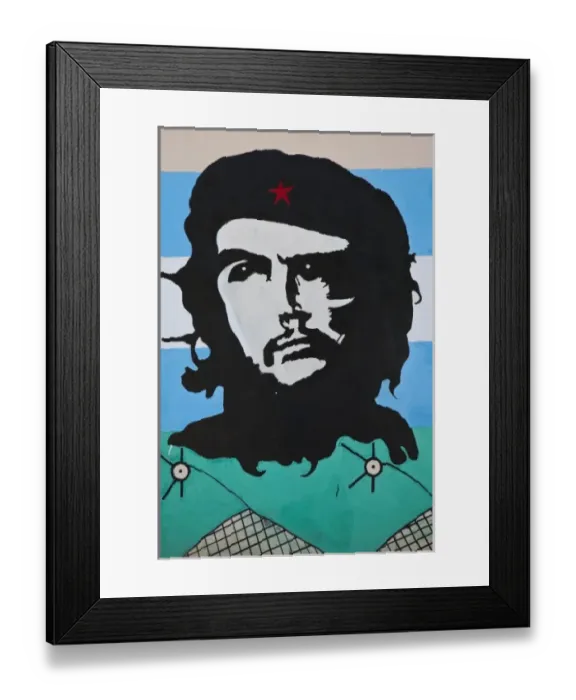 Framed Print : Argentina, Jujuy Province, Tilcara. Che Guevara mural Framed Print : Argentina, Jujuy Province, Tilcara. Che Guevara mural