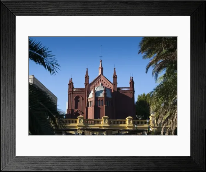 Framed Print : ARGENTINA, Buenos Aires. Recoleta Cultural Center exterior