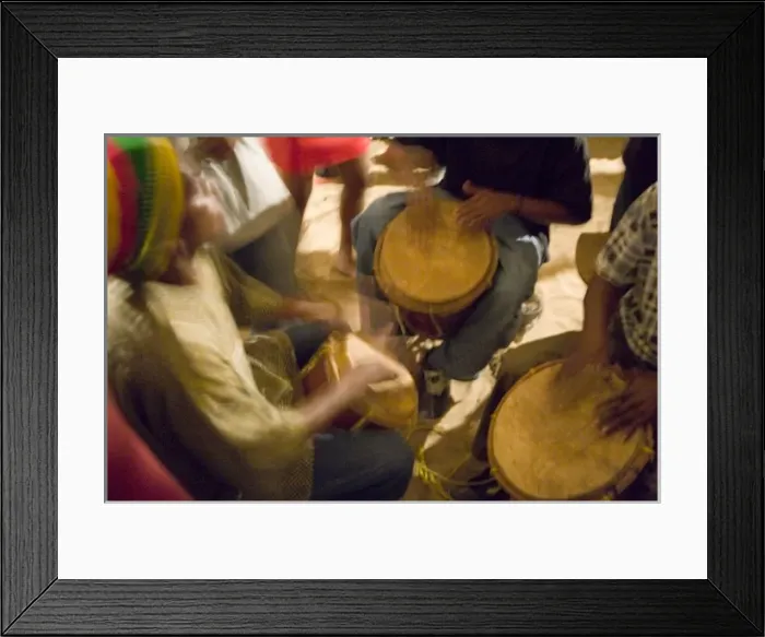 Framed Print : Drum circle, Garifuna Settlement Day, annual festival held in late November, Hopkins Framed Print : Drum circle, Garifuna Settlement Day, annual festival held in late November, Hopkins