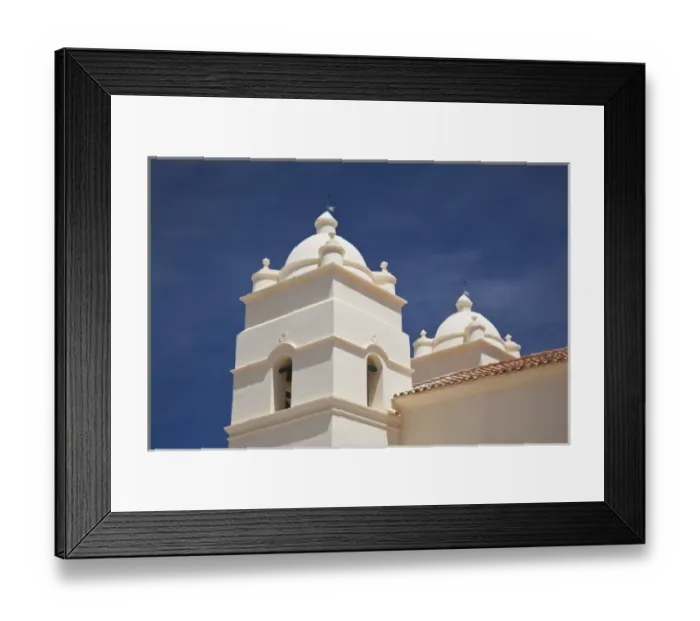 Framed Print : Argentina, Salta Province, Molinos. Iglesia San Pedro de Nolasco