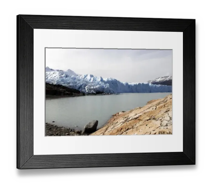 Framed Print : Argentina, Santa Cruz Province, Glaciers National Park. Perito Moreno Glacier