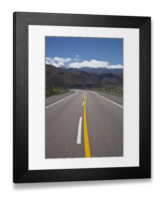 Framed Print : Argentina, Jujuy Province, Purmamarca. RN 52, road to the Salinas Grandes salt pan Framed Print : Argentina, Jujuy Province, Purmamarca. RN 52, road to the Salinas Grandes salt pan