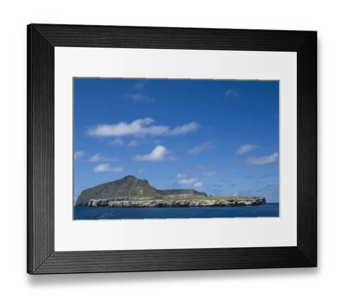 Framed Print : View of Wolf Island, Galapagos Island, Ecuador, South America Framed Print : View of Wolf Island, Galapagos Island, Ecuador, South America