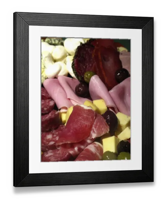Framed Print : Argentina, Buenos Aires. Typical Argentine antipasto with cheeses, salami, ham, olives Framed Print : Argentina, Buenos Aires. Typical Argentine antipasto with cheeses, salami, ham, olives
