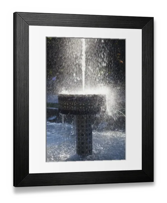 Framed Print : Argentina, Mendoza Province, Mendoza. Fountain, Plaza Espana