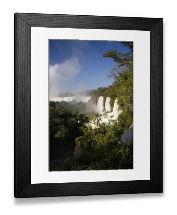 Framed Print : Puerto Iguazu, Argentina. The breathtaking waterfalls of Puerto Iguazu and Foz de Iguazu (Brazil) Framed Print : Puerto Iguazu, Argentina. The breathtaking waterfalls of Puerto Iguazu and Foz de Iguazu (Brazil)