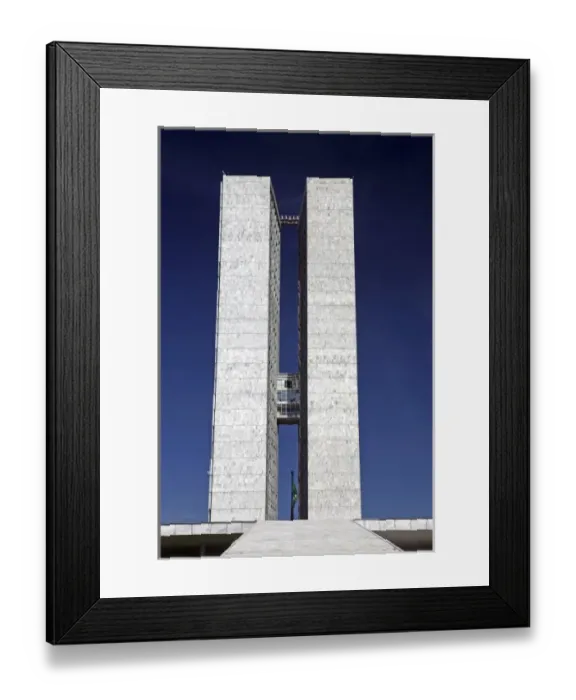 Framed Print : South America, Brazil, Brasilia. Brazils National Congress buildlings in Brasilia Framed Print : South America, Brazil, Brasilia. Brazils National Congress buildlings in Brasilia