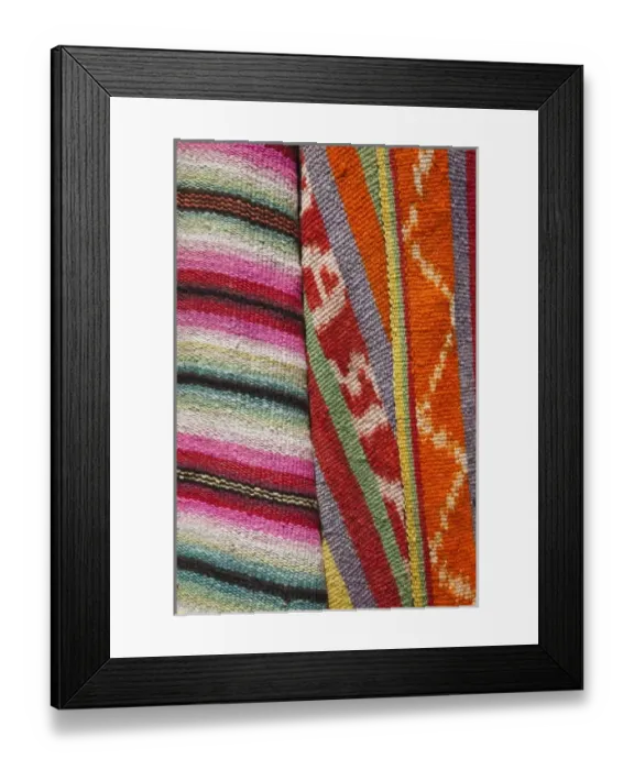 Framed Print : Argentina, Jujuy Province, Purmamarca. Native-made souvenirs Framed Print : Argentina, Jujuy Province, Purmamarca. Native-made souvenirs