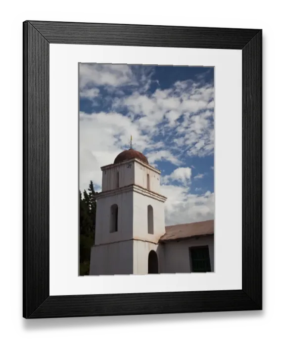 Framed Print : Argentina, Jujuy Province, Maimara. La Posta de Hornillos, b. 1772, former district outpost, church