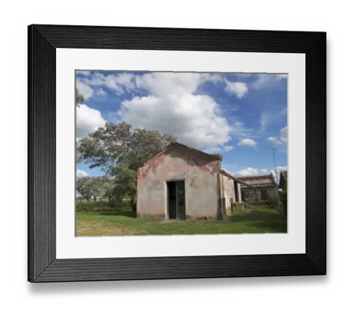 Framed Print : Argentina, little house in the Pampa region
