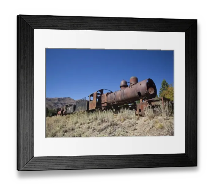 Framed Print : Argentina, Chubut Province, El Maiten. Narrow gauge steam locomotive museum Framed Print : Argentina, Chubut Province, El Maiten. Narrow gauge steam locomotive museum