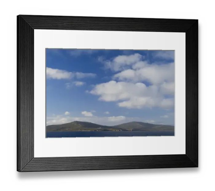 Framed Print : Falkland Islands, West Falkland. View of outter islands from Saunders Island Framed Print : Falkland Islands, West Falkland. View of outter islands from Saunders Island