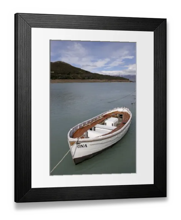 Framed Print : Argentina, Santa Cruz Province, Glaciers National Park. Navigating the Brazo Rico