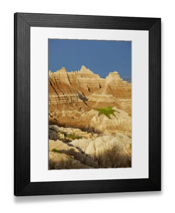 Framed Print : South Dakota, Badlands National Park, Northeast Entrance