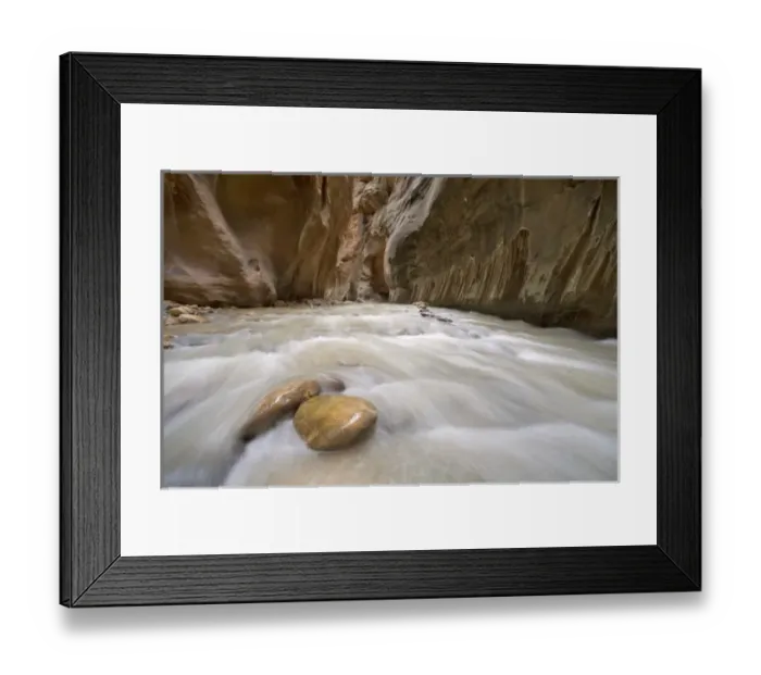 Framed Print : The North Fork of the Virgin River in the Zion Narrows of Zion National Park in Utah Framed Print : The North Fork of the Virgin River in the Zion Narrows of Zion National Park in Utah