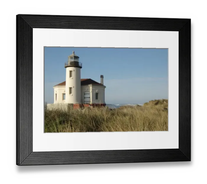 Framed Print : Oregon, Bandon. Coquille River lighthouse, Bullards Beach State Park Framed Print : Oregon, Bandon. Coquille River lighthouse, Bullards Beach State Park
