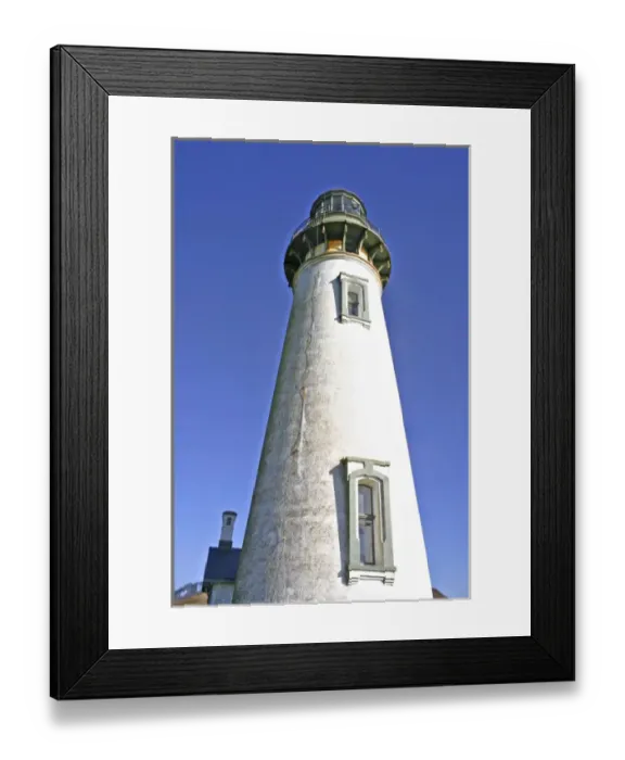 Framed Print : Yaquina Head Lighthouse at Newport Oregon Framed Print : Yaquina Head Lighthouse at Newport Oregon