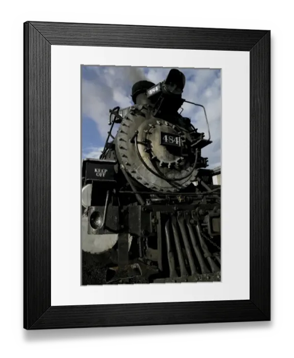 Framed Print : Chama, New Mexico, United States. Historic Cumbres and Toltec railroad. Narrow gauge Framed Print : Chama, New Mexico, United States. Historic Cumbres and Toltec railroad. Narrow gauge