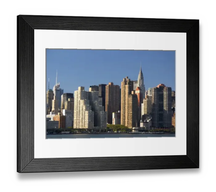 Framed Print : Skyscrapers in New York City, New York, USA Framed Print : Skyscrapers in New York City, New York, USA