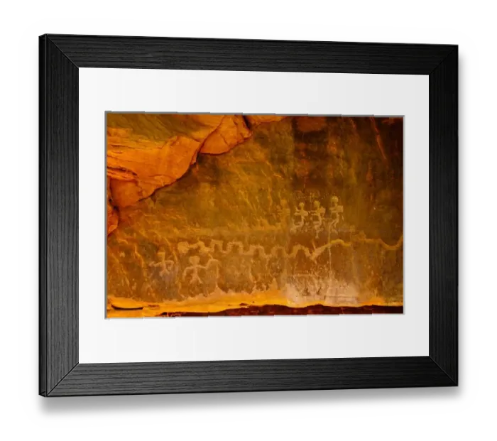 Framed Print : Petroglyphs - Zion National Park, UT Framed Print : Petroglyphs - Zion National Park, UT