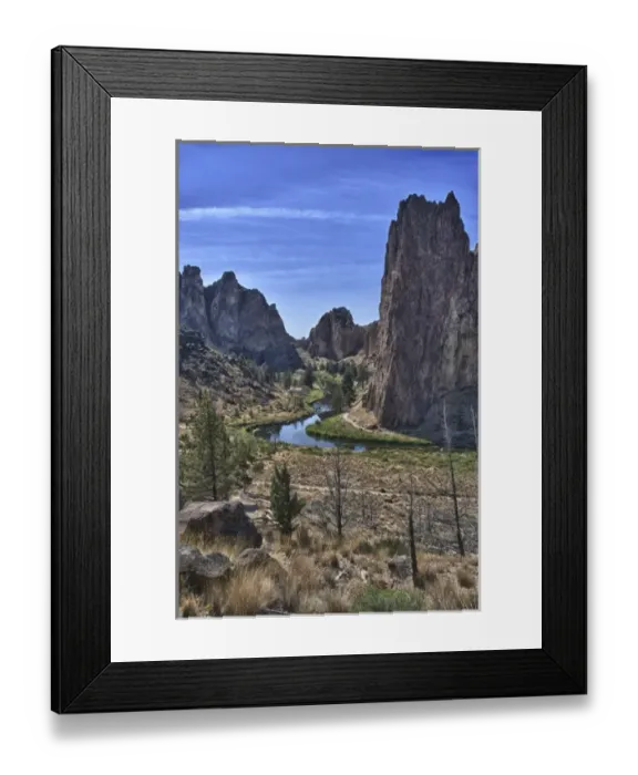Framed Print : USA, Oregon, Terrebonne, Crooked River, Smith Rock State Park Framed Print : USA, Oregon, Terrebonne, Crooked River, Smith Rock State Park