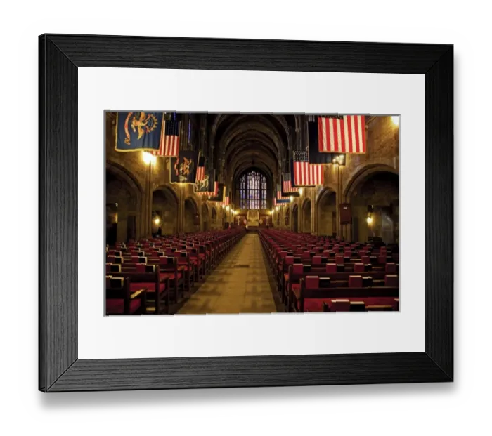 Framed Print : In side view of the West Point Cathedral Framed Print : In side view of the West Point Cathedral