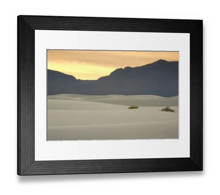 Framed Print : USA, NM, White Sands National Monument - largest gypsum sand dune field in world Framed Print : USA, NM, White Sands National Monument - largest gypsum sand dune field in world