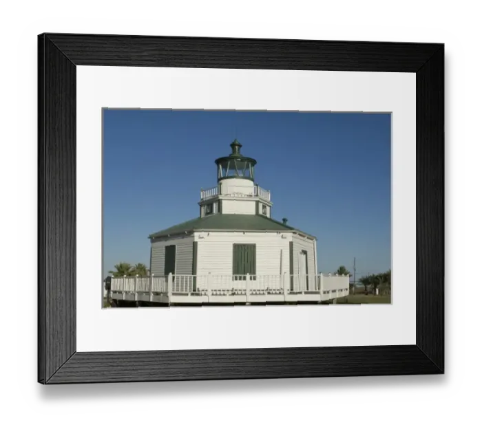 Framed Print : Texas, Port Lavaca. Lighthouse Framed Print : Texas, Port Lavaca. Lighthouse