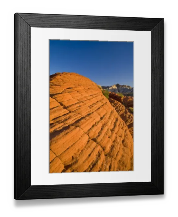 Framed Print : Petrified sand dunes at Snow Canyon State Park near St George Utah Framed Print : Petrified sand dunes at Snow Canyon State Park near St George Utah