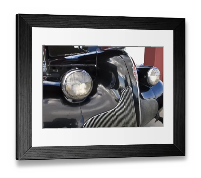 Framed Print : Oregon, Astoria. Old car