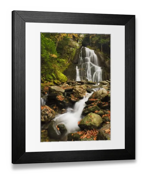 Framed Print : Moss Geln Falls in Vermonts Green Mountains. Granville Reservation State Park Framed Print : Moss Geln Falls in Vermonts Green Mountains. Granville Reservation State Park