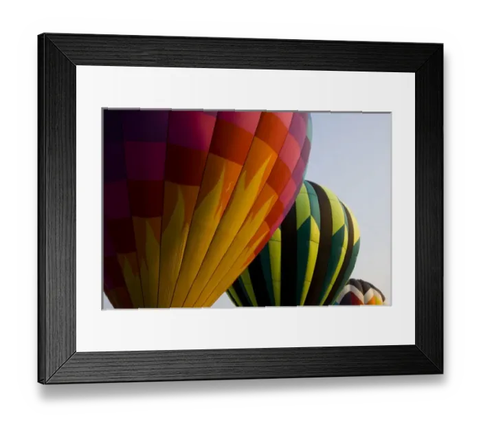 Framed Print : Quechee Balloon Festival in Quechee Vermont USA