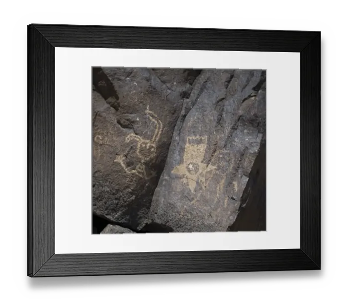 Framed Print : NM, New Mexico, Albuquerque, Petroglyph National Monument, Boca Negra Canyon, petroglyphs Framed Print : NM, New Mexico, Albuquerque, Petroglyph National Monument, Boca Negra Canyon, petroglyphs