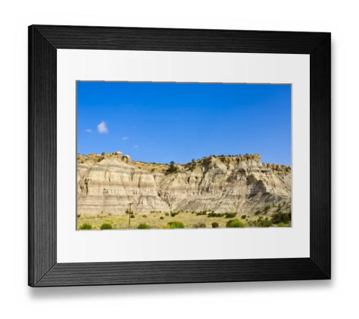 Framed Print : New Mexico, Jemez Springs. Sandstone scenery around Jemez Springs, New Mexico