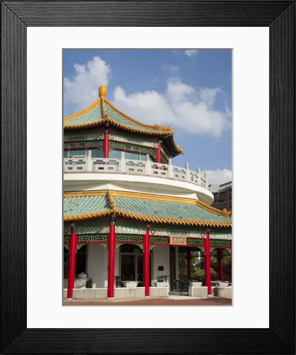 Framed Print : Virginia, Norfolk. Taiwanese Friendship Pavilion Framed Print : Virginia, Norfolk. Taiwanese Friendship Pavilion