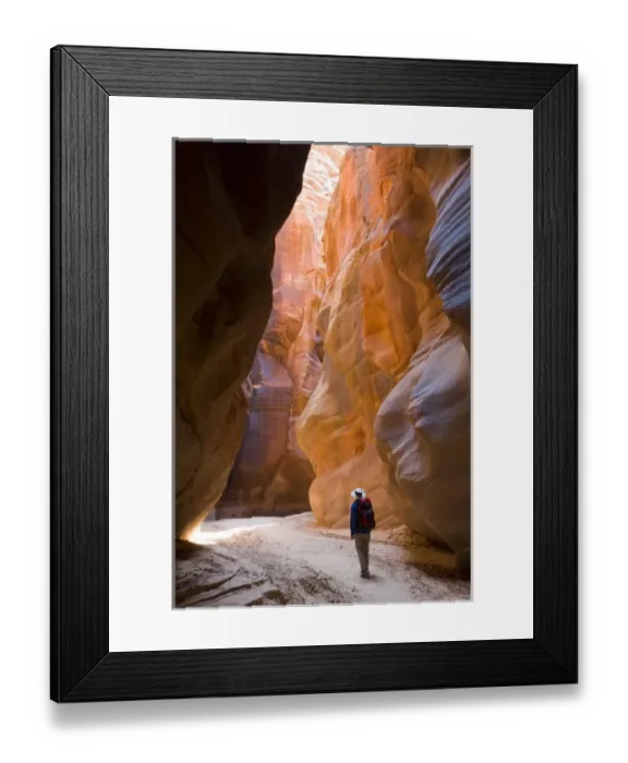 Framed Print : Utah, Paria Canyon-Vermillion Cliffs Wilderness, Buckskin Gulch, 21 mile long slot canyon Framed Print : Utah, Paria Canyon-Vermillion Cliffs Wilderness, Buckskin Gulch, 21 mile long slot canyon