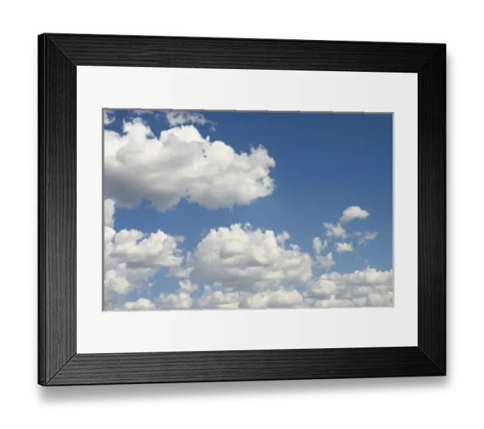 Framed Print : New Mexico, United States. summer sky