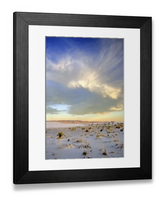 Framed Print : USA, New Mexico, White Sands National Monument situated in the Tularosa Basin of Framed Print : USA, New Mexico, White Sands National Monument situated in the Tularosa Basin of