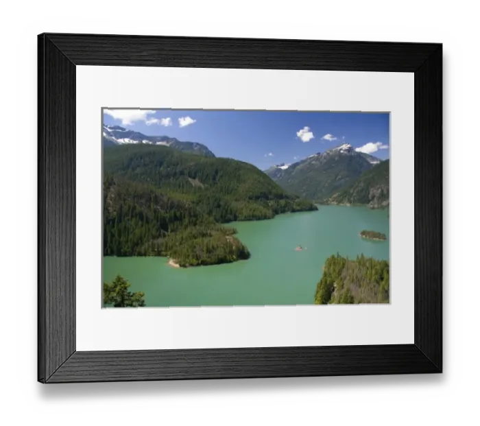 Framed Print : Diablo Lake in the North Cascade Range, Washington Framed Print : Diablo Lake in the North Cascade Range, Washington