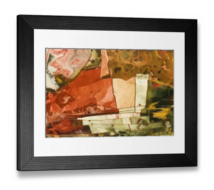 Framed Print : USA, Oregon, Owyhee River Valley. Close-up of Morrisonite Jasper