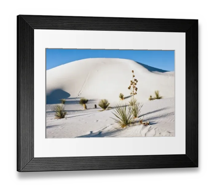 Framed Print : North America, USA, New Mexico, White Sands National Monument, Transverse Dunes Framed Print : North America, USA, New Mexico, White Sands National Monument, Transverse Dunes