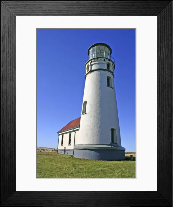 Framed Print : Lighthouse in Cape Blanco State Park near Port Orford Oregon Framed Print : Lighthouse in Cape Blanco State Park near Port Orford Oregon