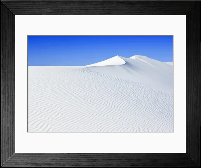 Framed Print : USA, NM, White Sands NM, Sand Dune Framed Print : USA, NM, White Sands NM, Sand Dune