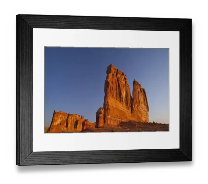 Framed Print : Courthouse Towers in Arches National Park, Utah, USA Framed Print : Courthouse Towers in Arches National Park, Utah, USA